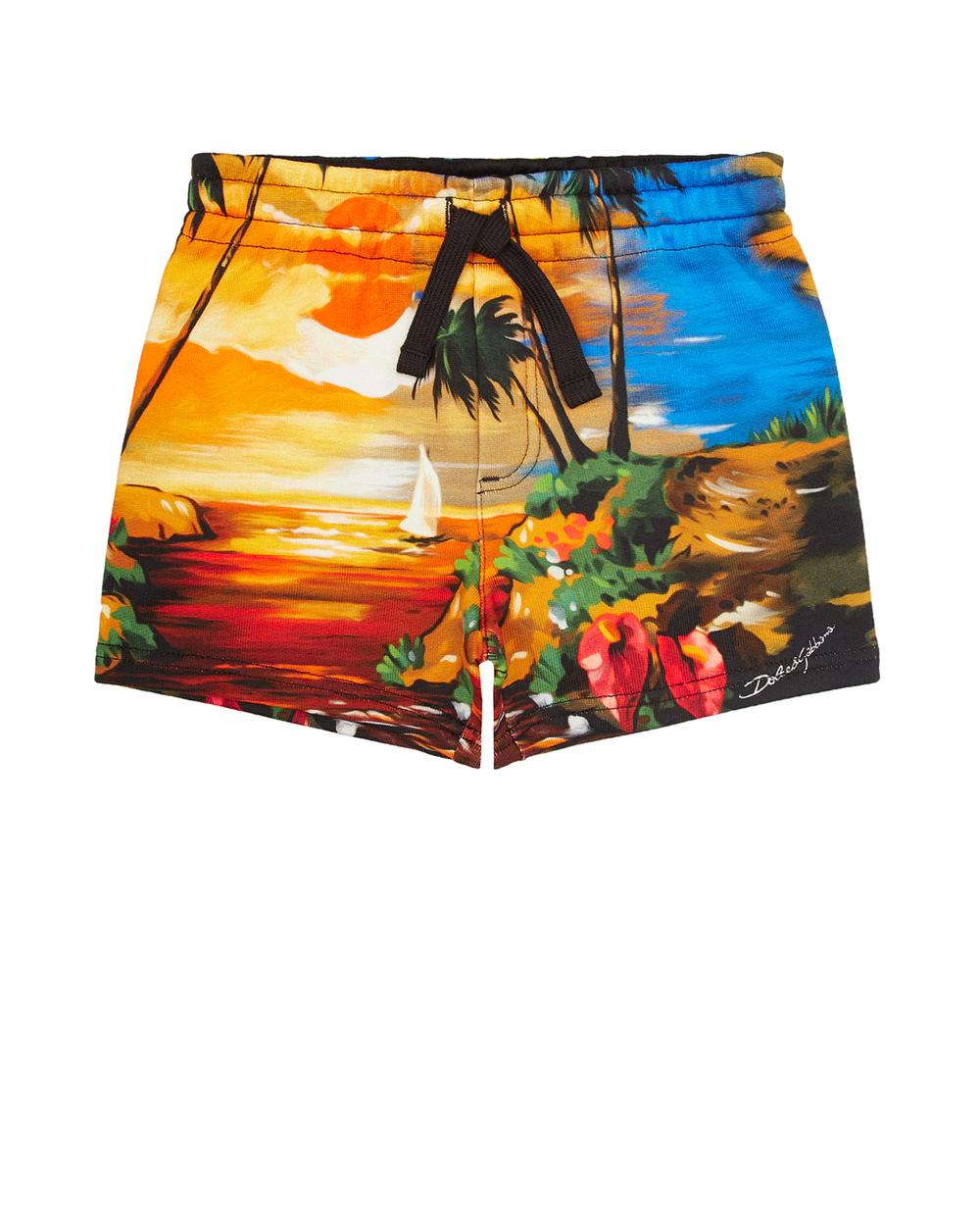 Детские шорты Dolce&Gabbana Kids L1JQN5-G7H0P, разноцветный цвет • Купить в интернет-магазине Kameron