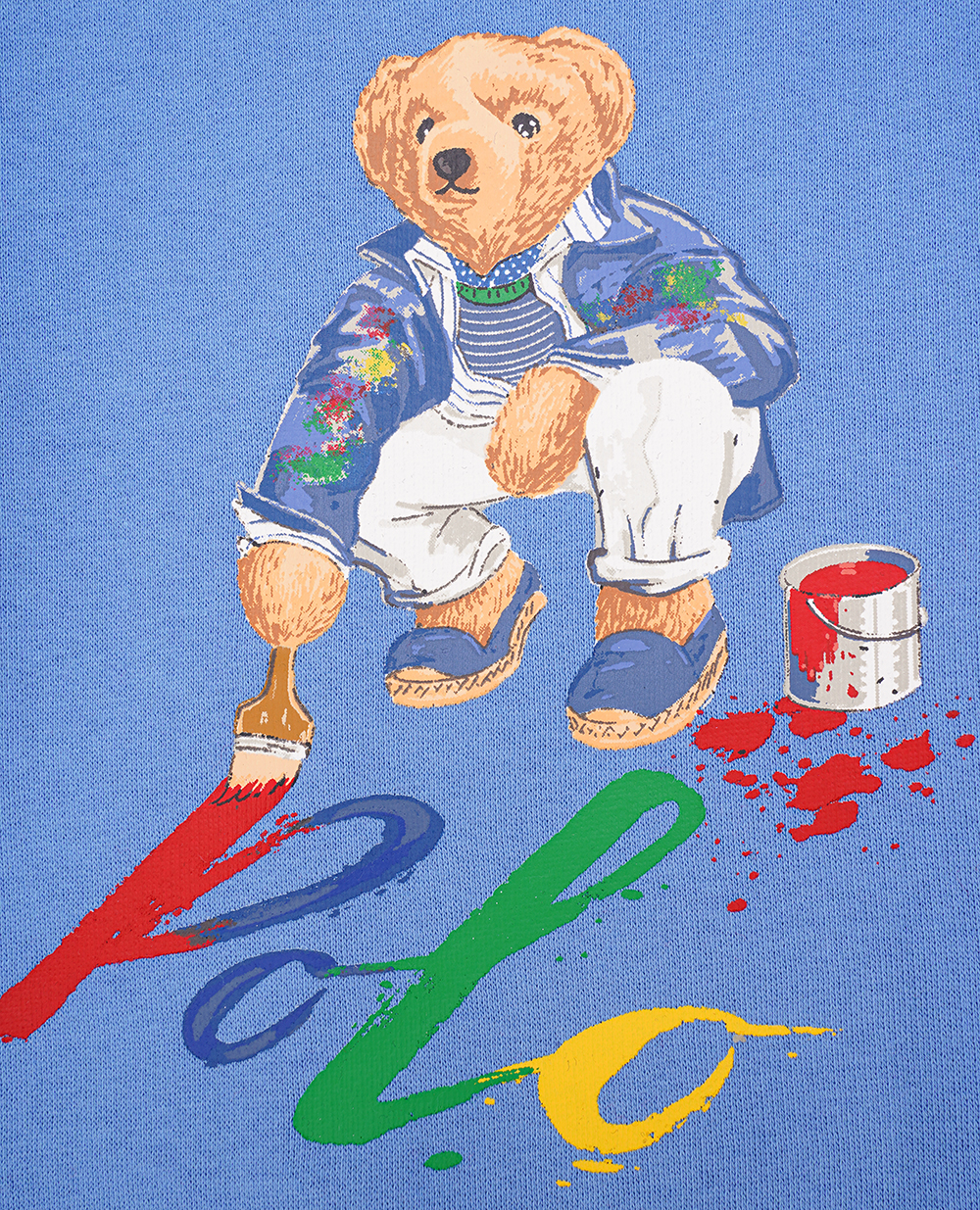 Детский свитшот Polo Bear Polo Ralph Lauren Kids 322919722004, синий цвет • Купить в интернет-магазине Kameron