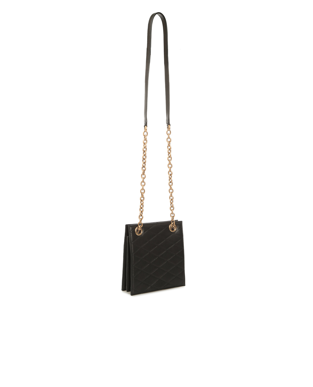 Шкіряна сумка Le Maillon Saint Laurent 672671-1EL07, чорний колір • Купити в інтернет-магазині Kameron