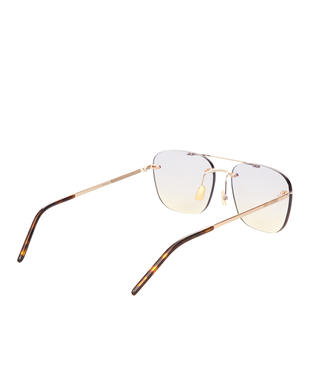 Солнцезащитные очки Saint Laurent 679559-Y9902, золотой цвет • Купить в интернет-магазине Kameron