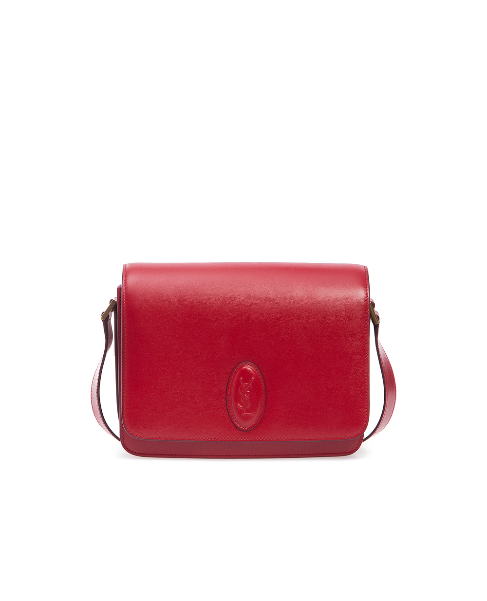 Кожаная сумка Le 61 medium Saint Laurent 568568-02G2W, красный цвет • Купить в интернет-магазине Kameron