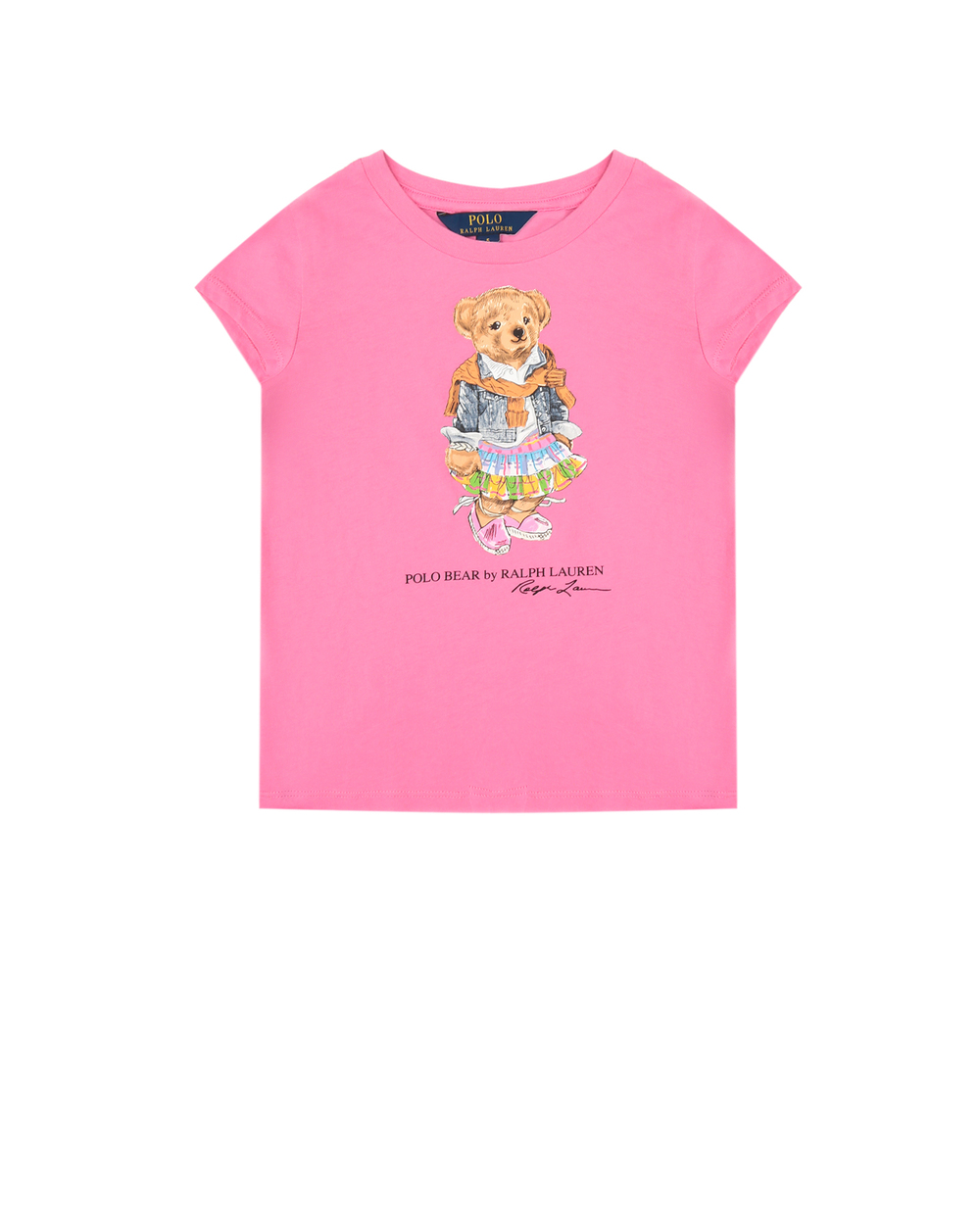 Футболка Polo Ralph Lauren Kids 311790408001, розовый цвет • Купить в интернет-магазине Kameron