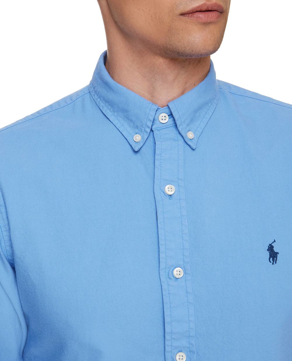 Сорочка Polo Ralph Lauren 710804257015, блакитний колір • Купити в інтернет-магазині Kameron