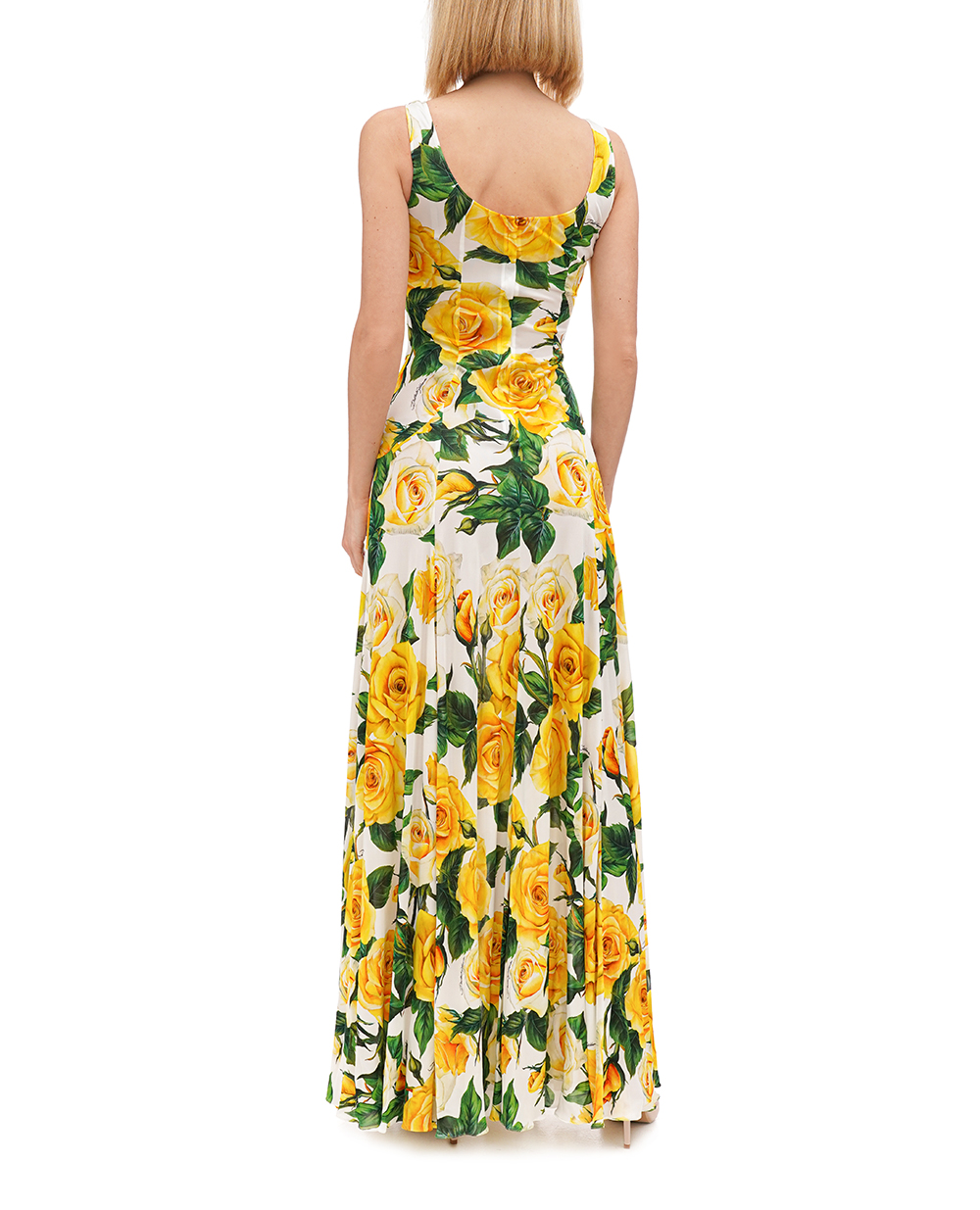 Платье Dolce&Gabbana F6DAOT-FS8C3, желтый цвет • Купить в интернет-магазине Kameron
