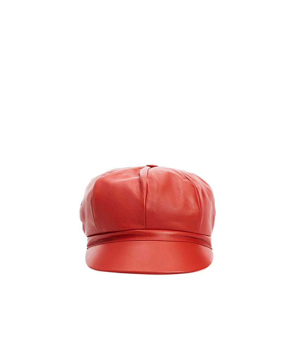 Кожаное кепи Dolce&Gabbana FH505A-HULAT, красный цвет • Купить в интернет-магазине Kameron