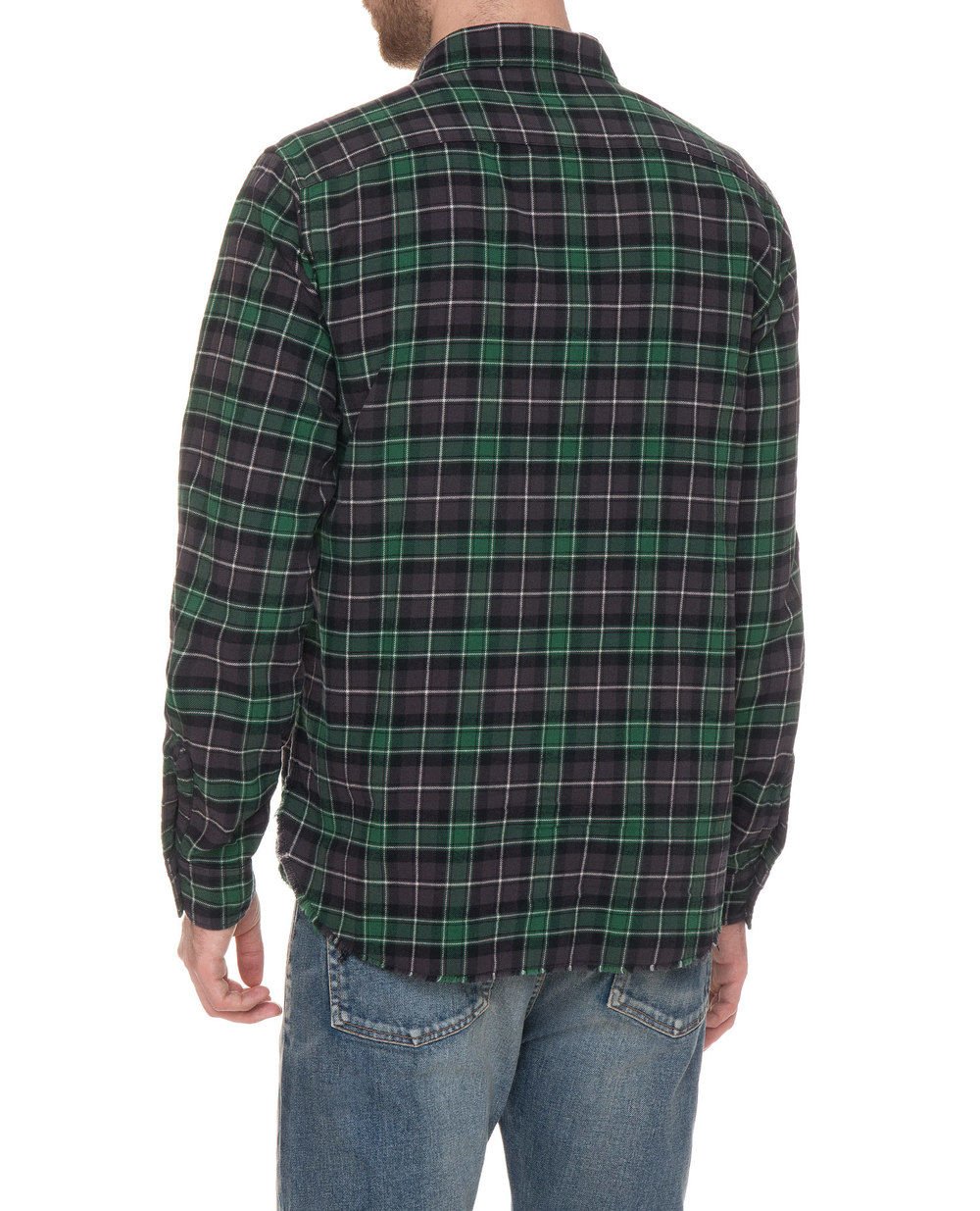 Рубашка Saint Laurent 584510-Y521V, зеленый цвет • Купить в интернет-магазине Kameron
