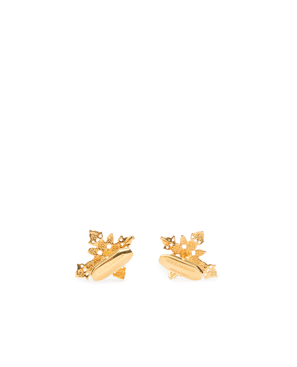Запонки Dolce&Gabbana WFH3S6-W0001, золотой цвет • Купить в интернет-магазине Kameron