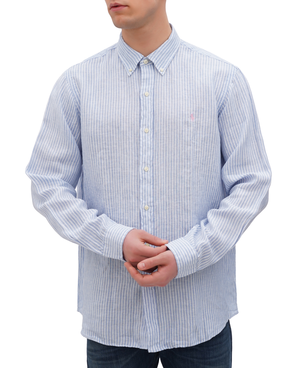 Льняна сорочка Polo Ralph Lauren 710740807001, білий колір • Купити в інтернет-магазині Kameron