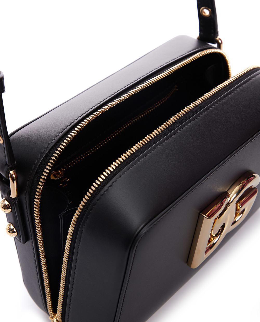 Кожаная сумка 3.5 Medium Dolce&Gabbana BB7214-AW576, черный цвет • Купить в интернет-магазине Kameron