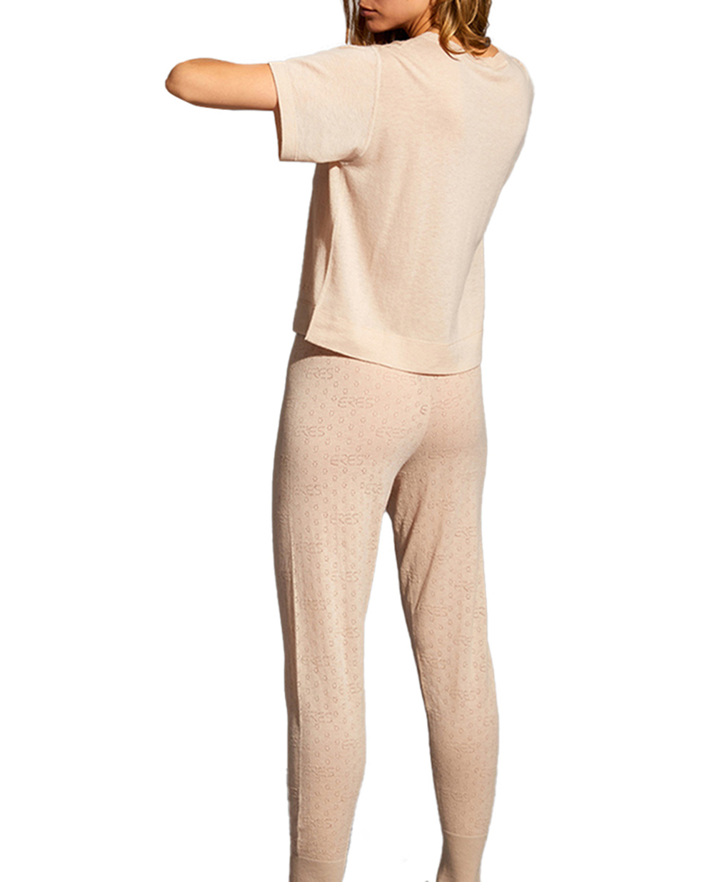 Кашемировые брюки PIMPANT ERES 232102, белый цвет • Купить в интернет-магазине Kameron