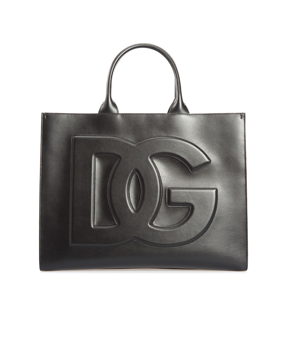Шкіряна сумка DG Daily Dolce&Gabbana BB7022-AQ269, чорний колір • Купити в інтернет-магазині Kameron