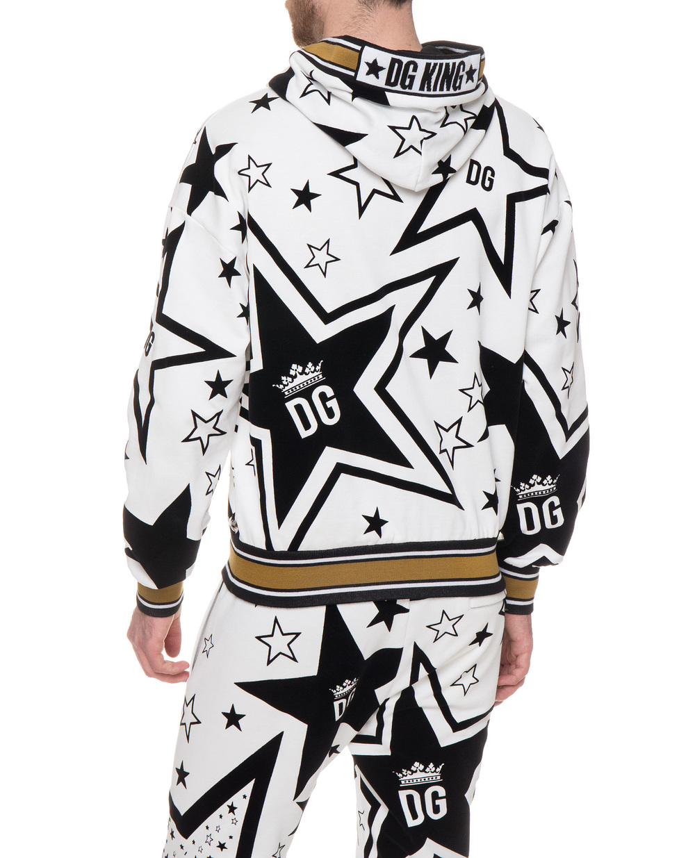 Худи Millennials Star Dolce&Gabbana G9QF8T-G7TRU, белый цвет • Купить в интернет-магазине Kameron