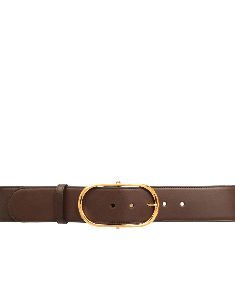 Шкіряний ремінь Dolce&Gabbana BE1401-AW962, коричневий колір • Купити в інтернет-магазині Kameron