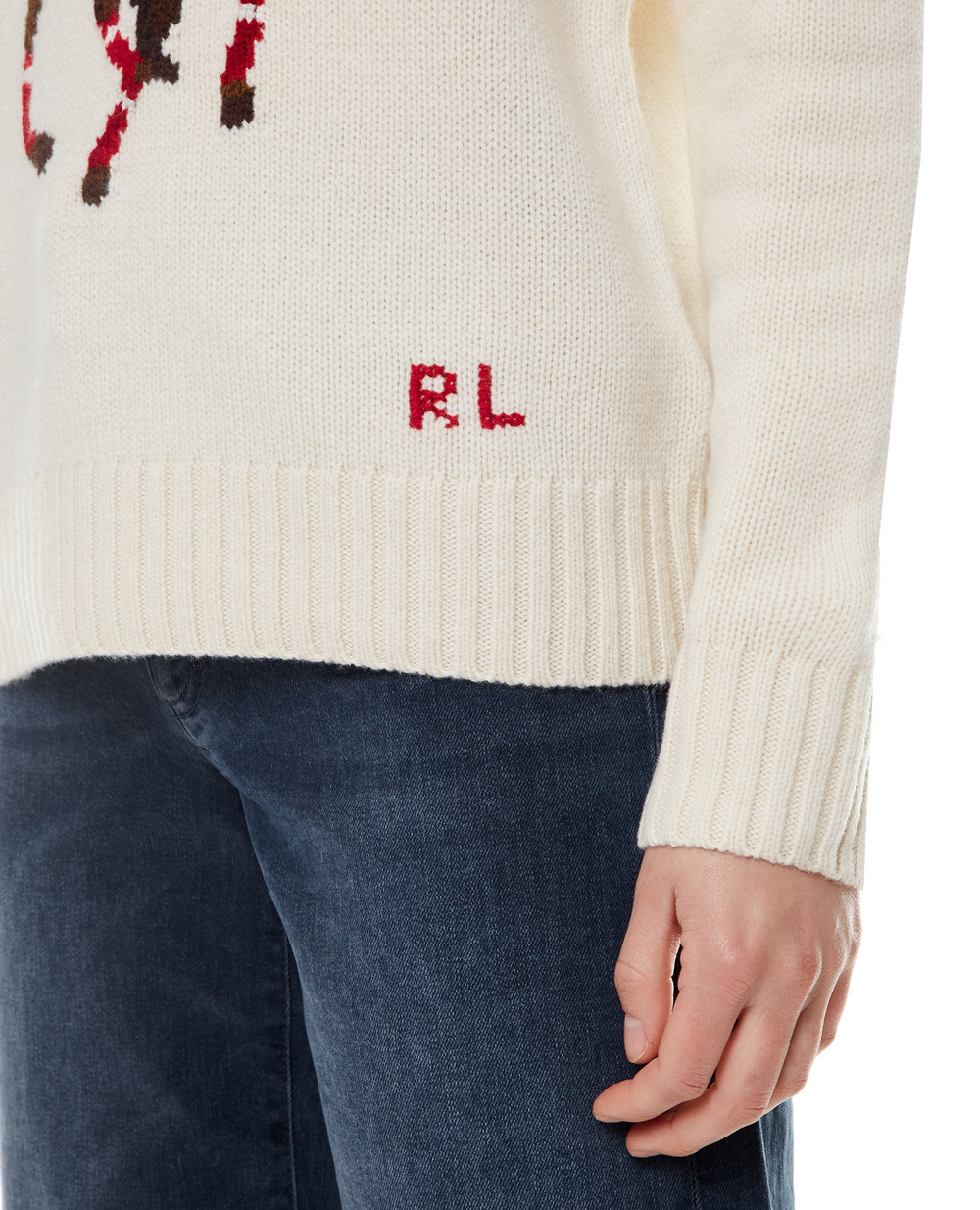 Шерстяной джемпер Polo Ralph Lauren 211843149001, бежевый цвет • Купить в интернет-магазине Kameron