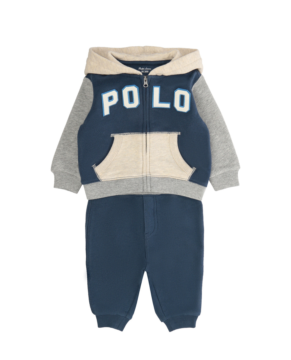 Детский костюм (худи, брюки) Polo Ralph Lauren Kids 320712133001, синий цвет • Купить в интернет-магазине Kameron