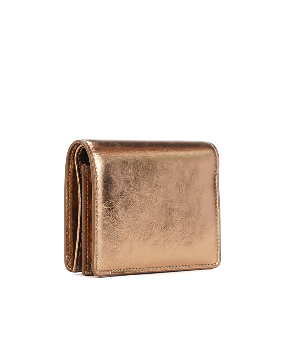 Кожаный кошелек Dolce&Gabbana BI1211-AO855, золотой цвет • Купить в интернет-магазине Kameron