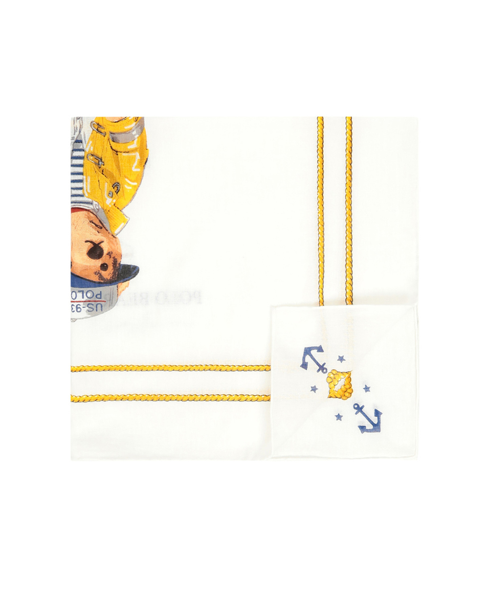 Платок Polo Ralph Lauren 455794498001, белый цвет • Купить в интернет-магазине Kameron