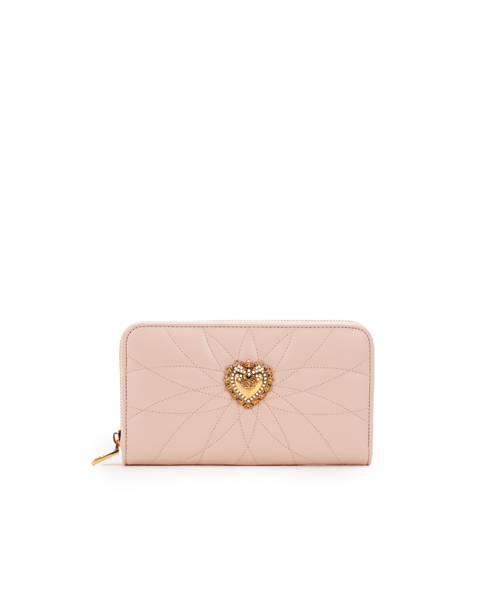 Кожаный кошелек Devotion Dolce&Gabbana BI0473-AV967, розовый цвет • Купить в интернет-магазине Kameron