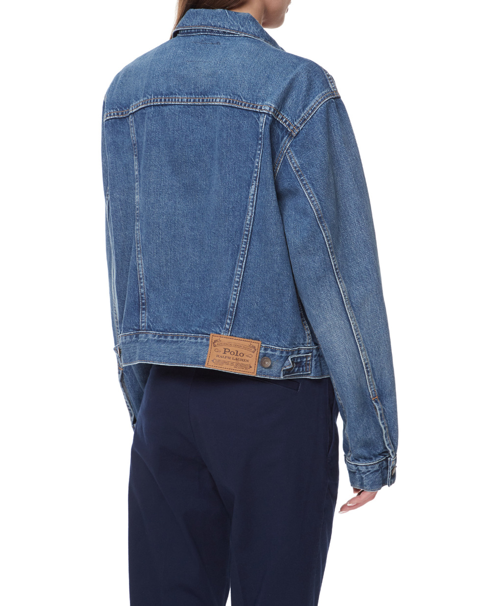 Джинсова куртка Polo Ralph Lauren 211890141001, синій колір • Купити в інтернет-магазині Kameron