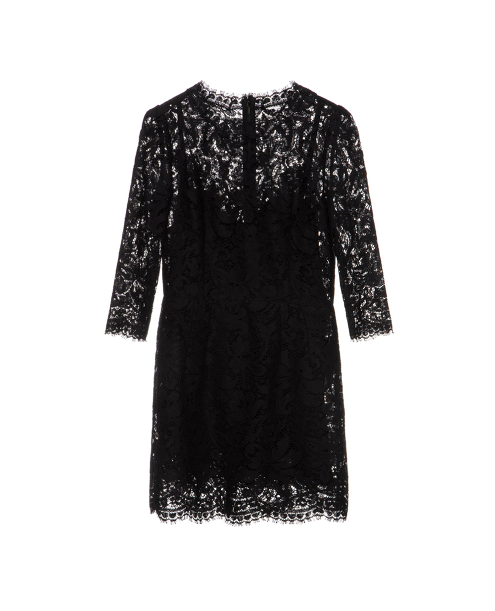 Кружевное платье Dolce&Gabbana F6F1TT-HLMS5, черный цвет • Купить в интернет-магазине Kameron