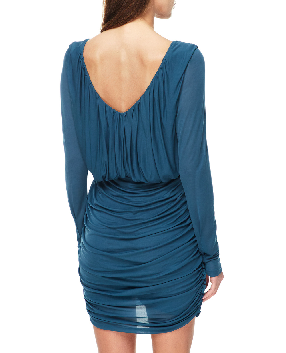 Платье Saint Laurent 729749-Y5G98, бирюзовый цвет • Купить в интернет-магазине Kameron