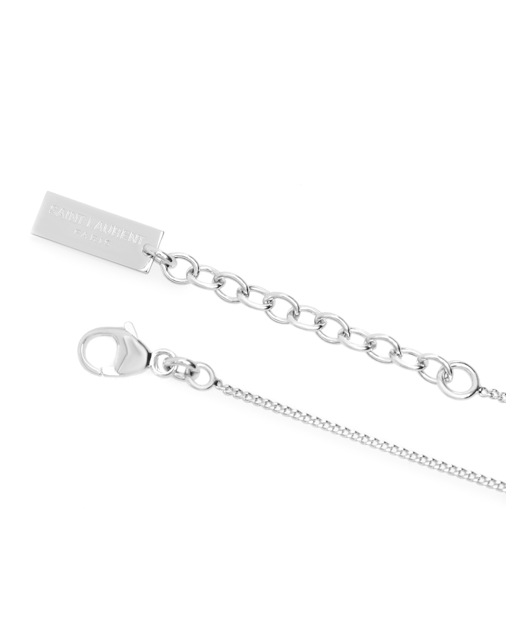 Браслет Charm Saint Laurent 635533-Y1500, срібний колір • Купити в інтернет-магазині Kameron