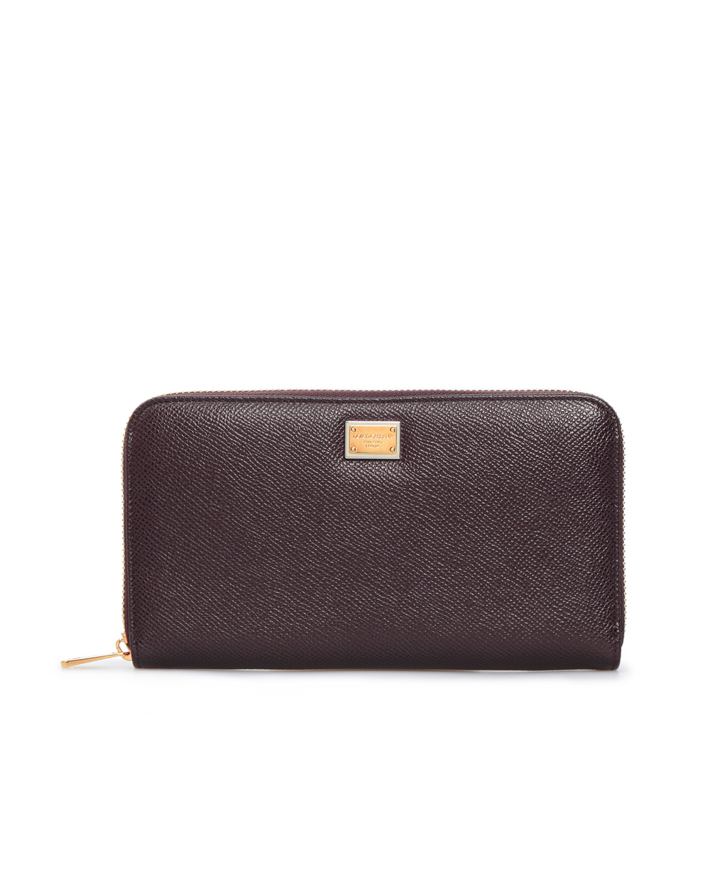 Кожаный кошелек Dolce&Gabbana BI0473-A1001, бордовый цвет • Купить в интернет-магазине Kameron