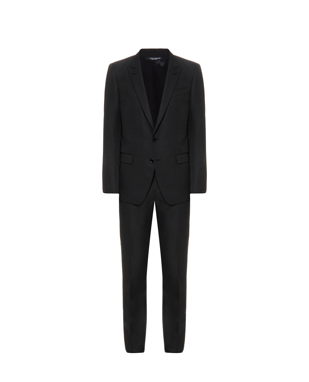 Вовняний костюм Martini (піджак, штани) Dolce&Gabbana GK0RMT-FMMFP, чорний колір • Купити в інтернет-магазині Kameron