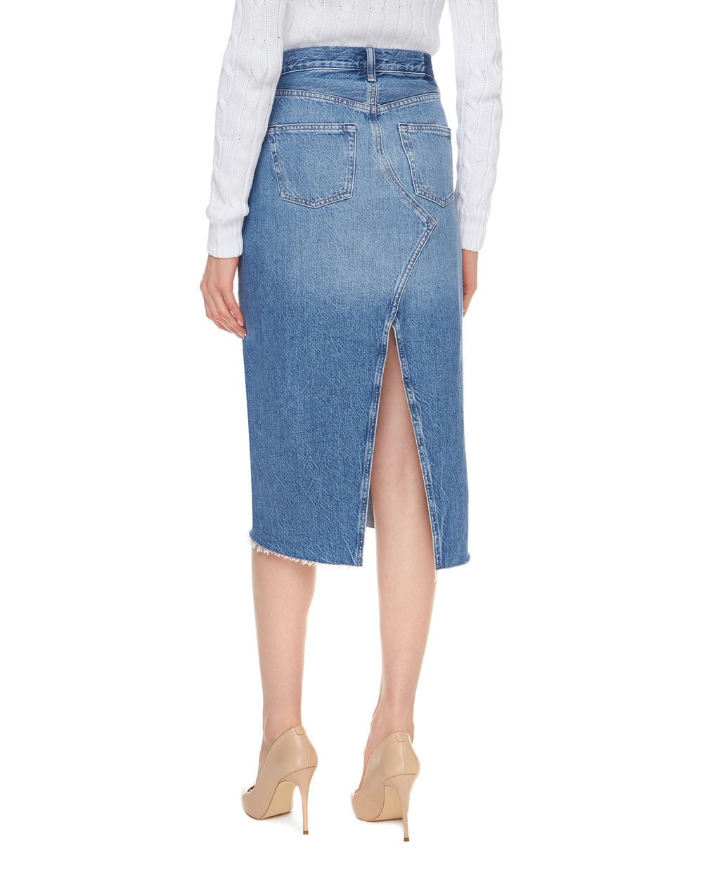 Джинсовая юбка Polo Ralph Lauren 211825856001, синий цвет • Купить в интернет-магазине Kameron