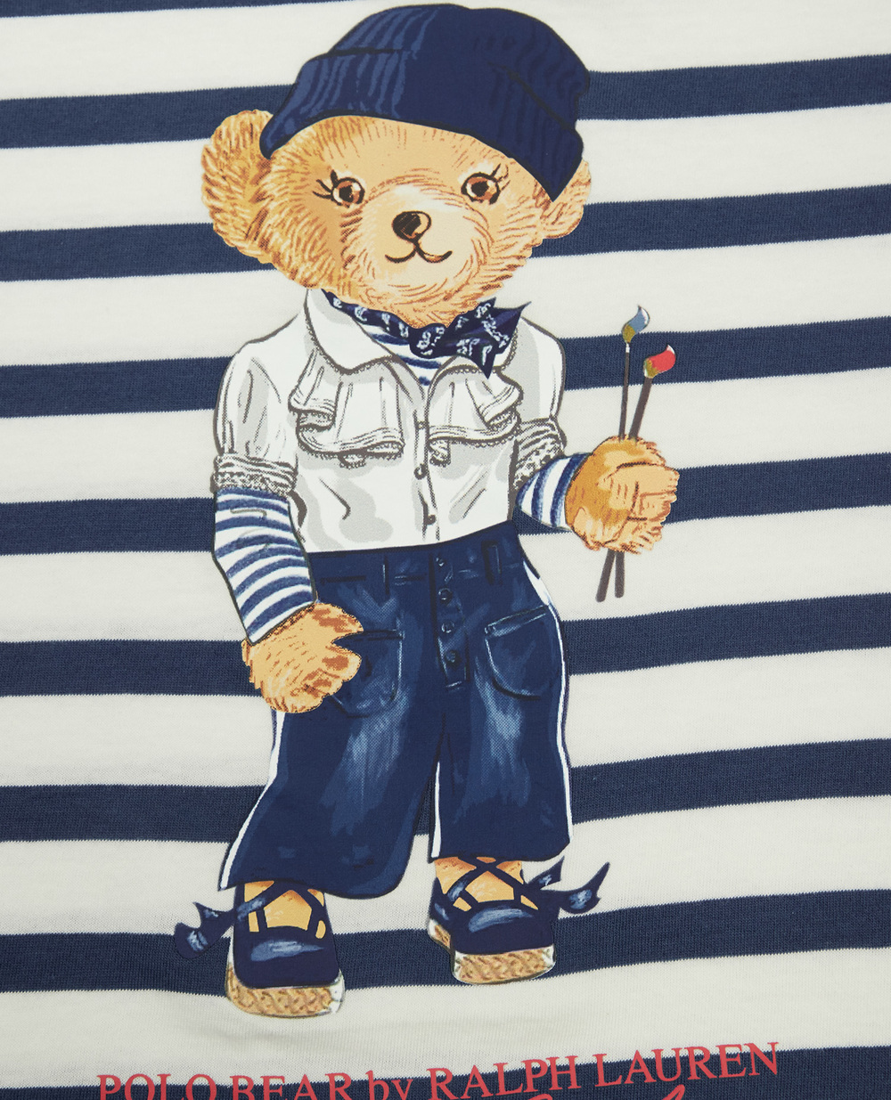 Детская футболка Polo Bear Polo Ralph Lauren Kids 313891323001, белый цвет • Купить в интернет-магазине Kameron