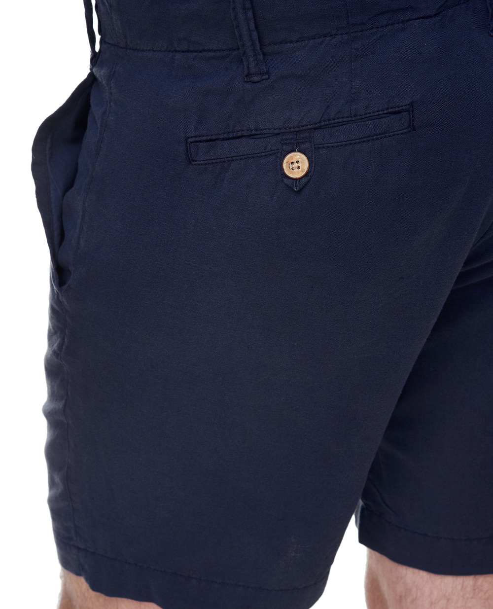 Льняные шорты Polo Ralph Lauren 710873257002, темно-синий цвет • Купить в интернет-магазине Kameron