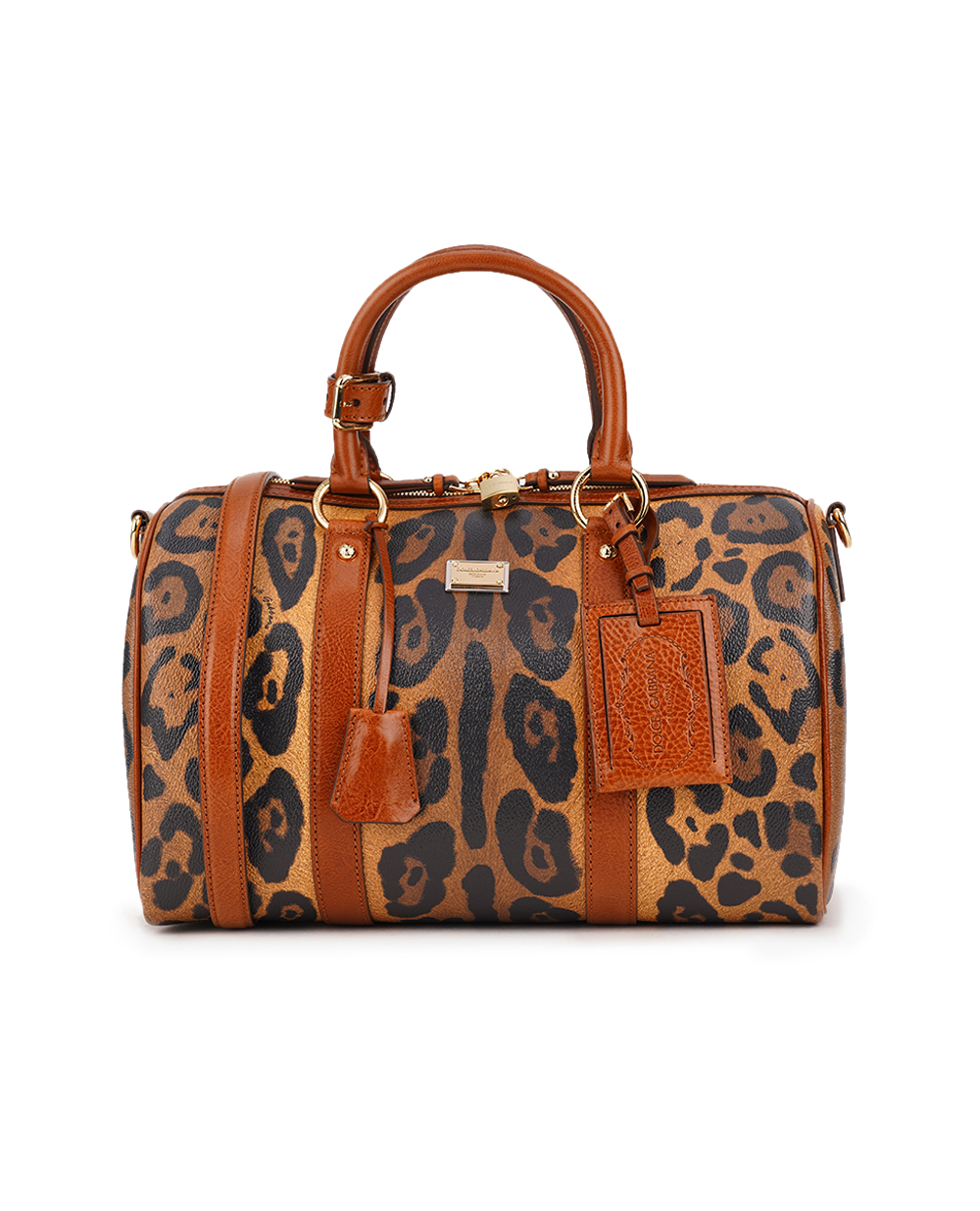 Кожаная сумка Crespo Dolce&Gabbana BB2208-AW384, коричневый цвет • Купить в интернет-магазине Kameron