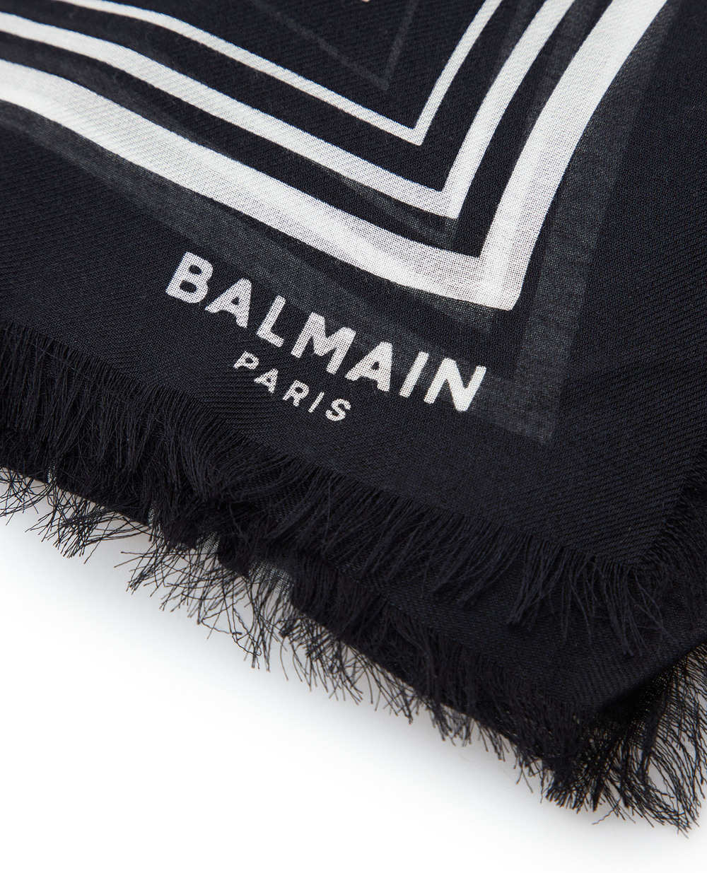 Хустка Balmain BF1XF035VC45, чорний колір • Купити в інтернет-магазині Kameron