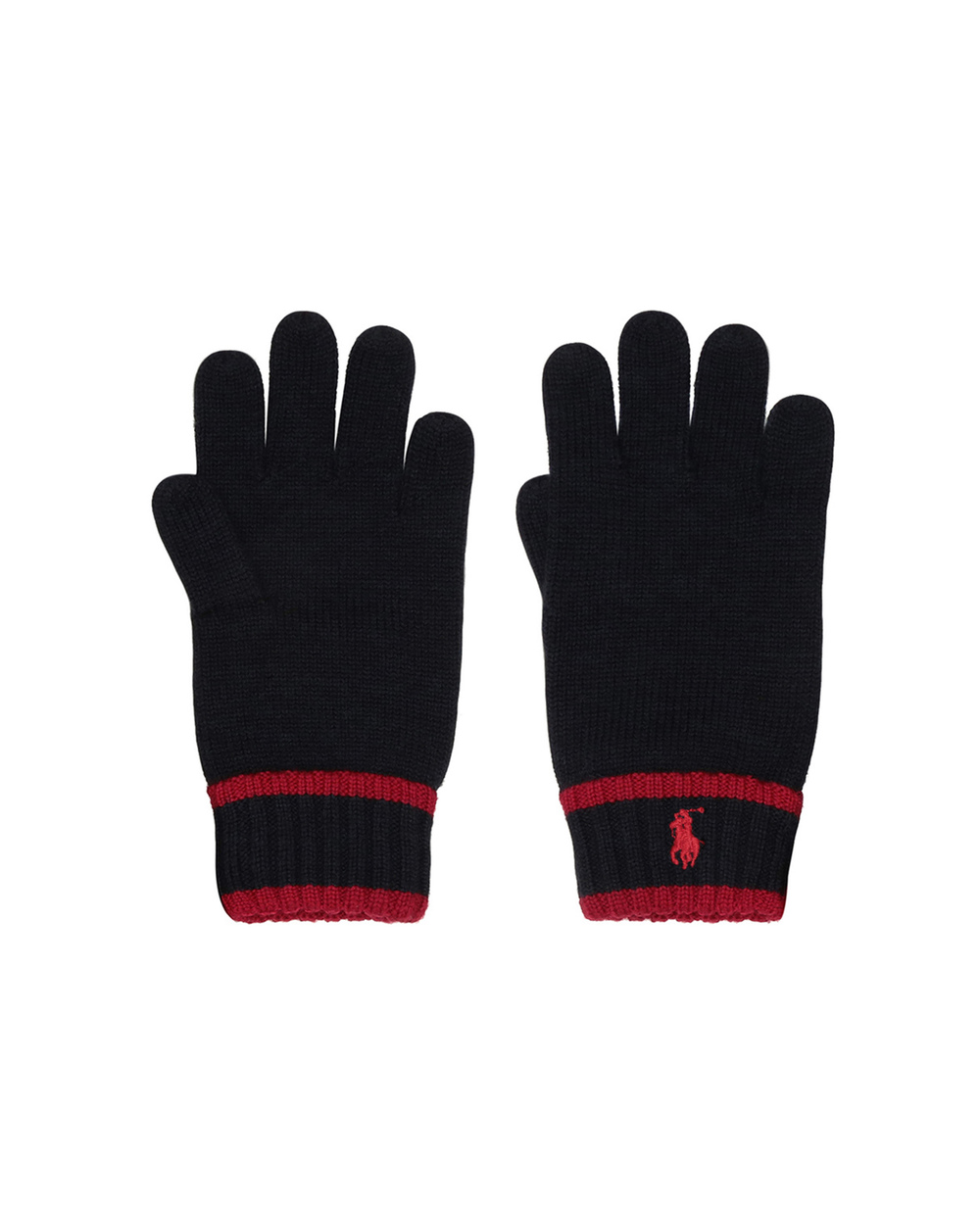 Вовняні рукавички Polo Ralph Lauren Kids 323702982001, синій колір • Купити в інтернет-магазині Kameron