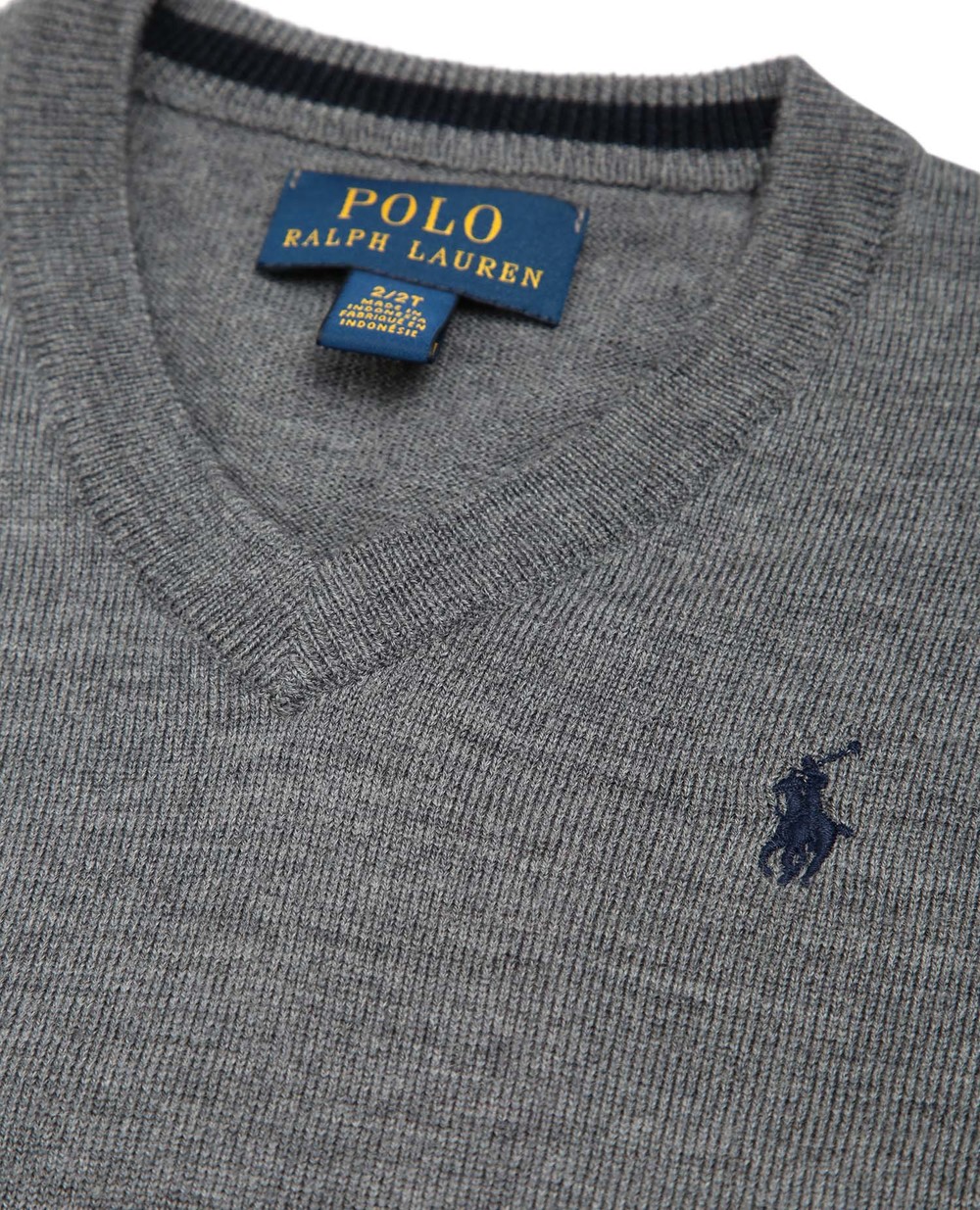 Дитячий вовняний пуловер Polo Ralph Lauren Kids 321702303004, сірий колір • Купити в інтернет-магазині Kameron