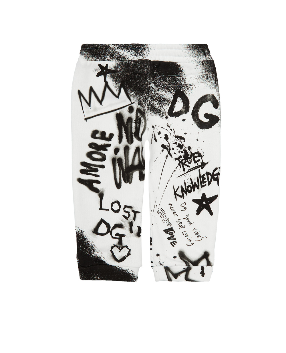 Спортивні брюки Dolce&Gabbana Kids L1JPDR-G7A6U, білий колір • Купити в інтернет-магазині Kameron