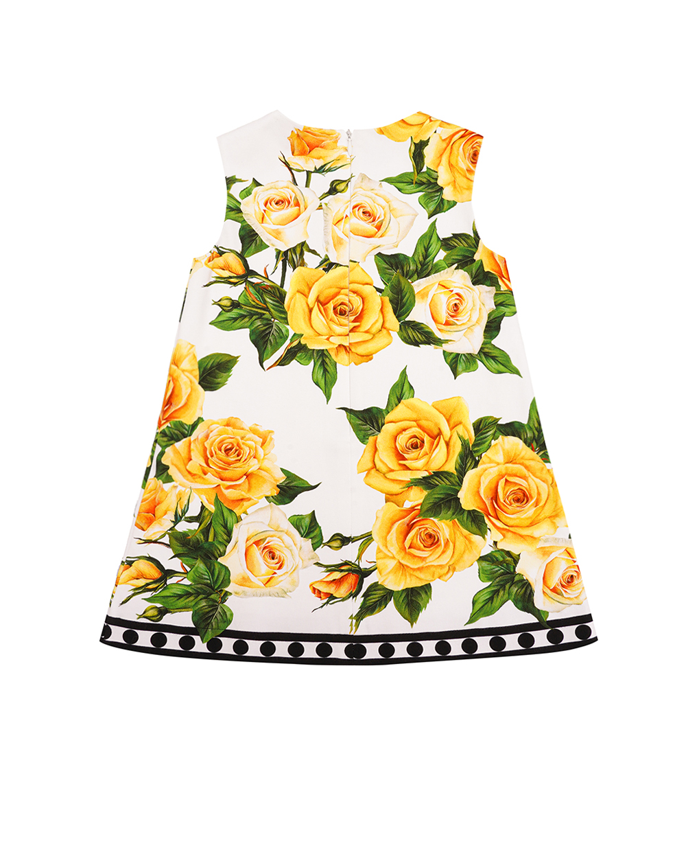Детское платье Dolce&Gabbana Kids L5JD1N-G7K6L-B, желтый цвет • Купить в интернет-магазине Kameron