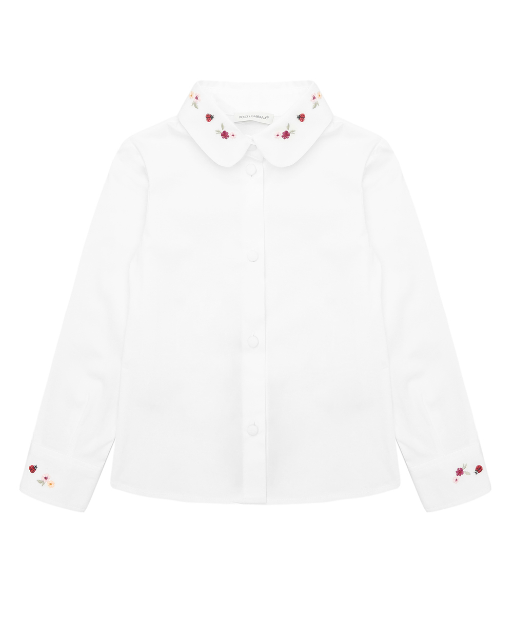 Блуза Dolce&Gabbana Kids L52S95-FUEAJ-S, білий колір • Купити в інтернет-магазині Kameron