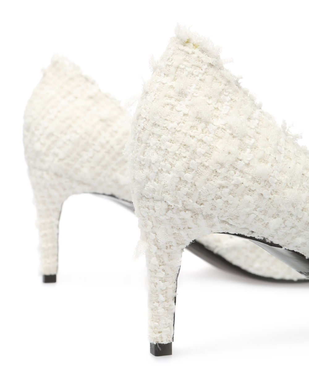 Твідові туфлі Julie Balmain RN1C011TTWD, білий колір • Купити в інтернет-магазині Kameron