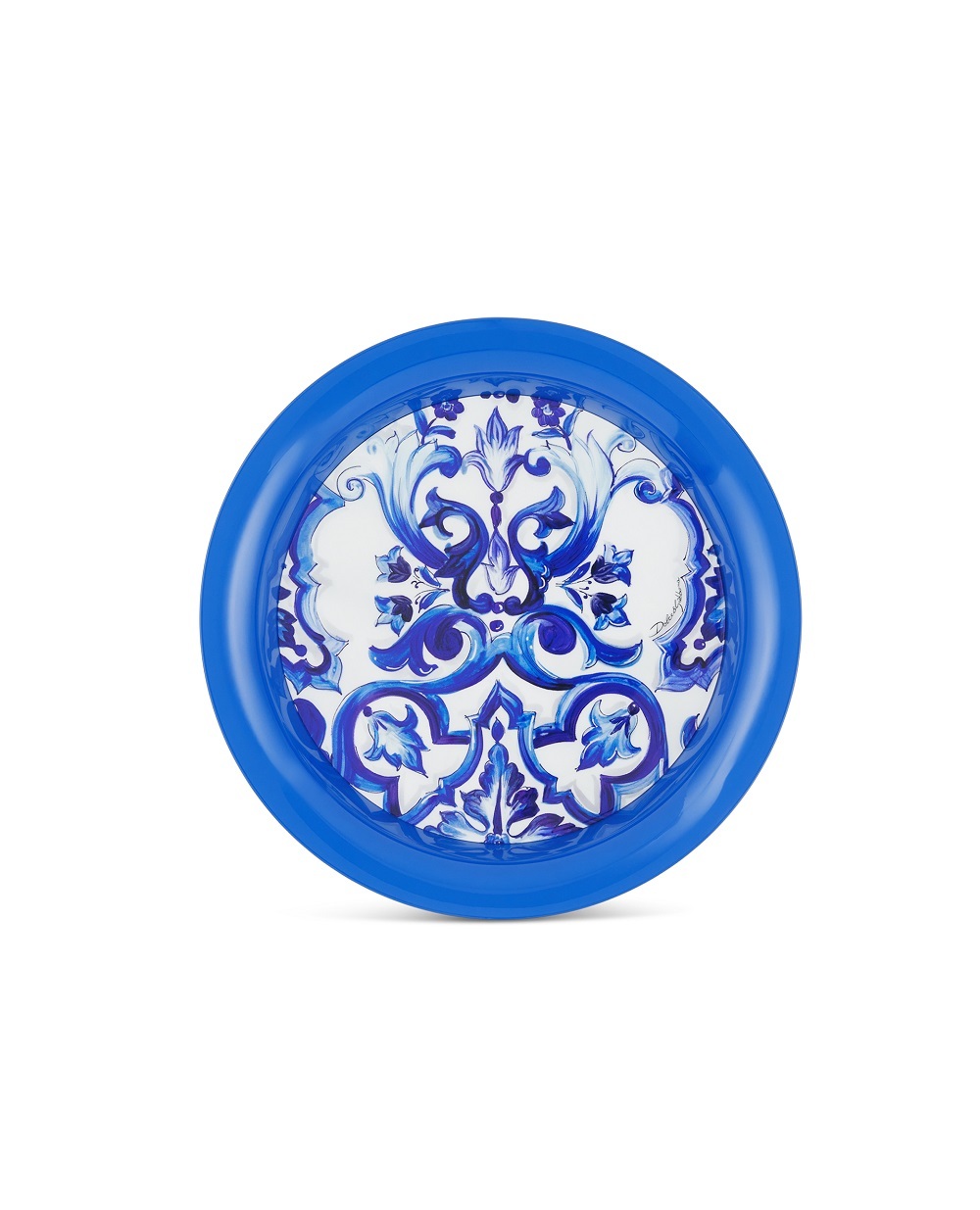 Таця із металу Dolce&Gabbana TC0053-TCA59, синій колір • Купити в інтернет-магазині Kameron