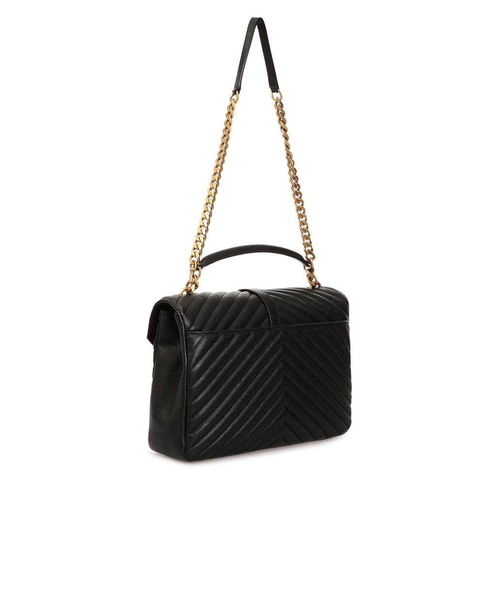 Кожаная сумка Saint Laurent 600278-BRM07-, черный цвет • Купить в интернет-магазине Kameron