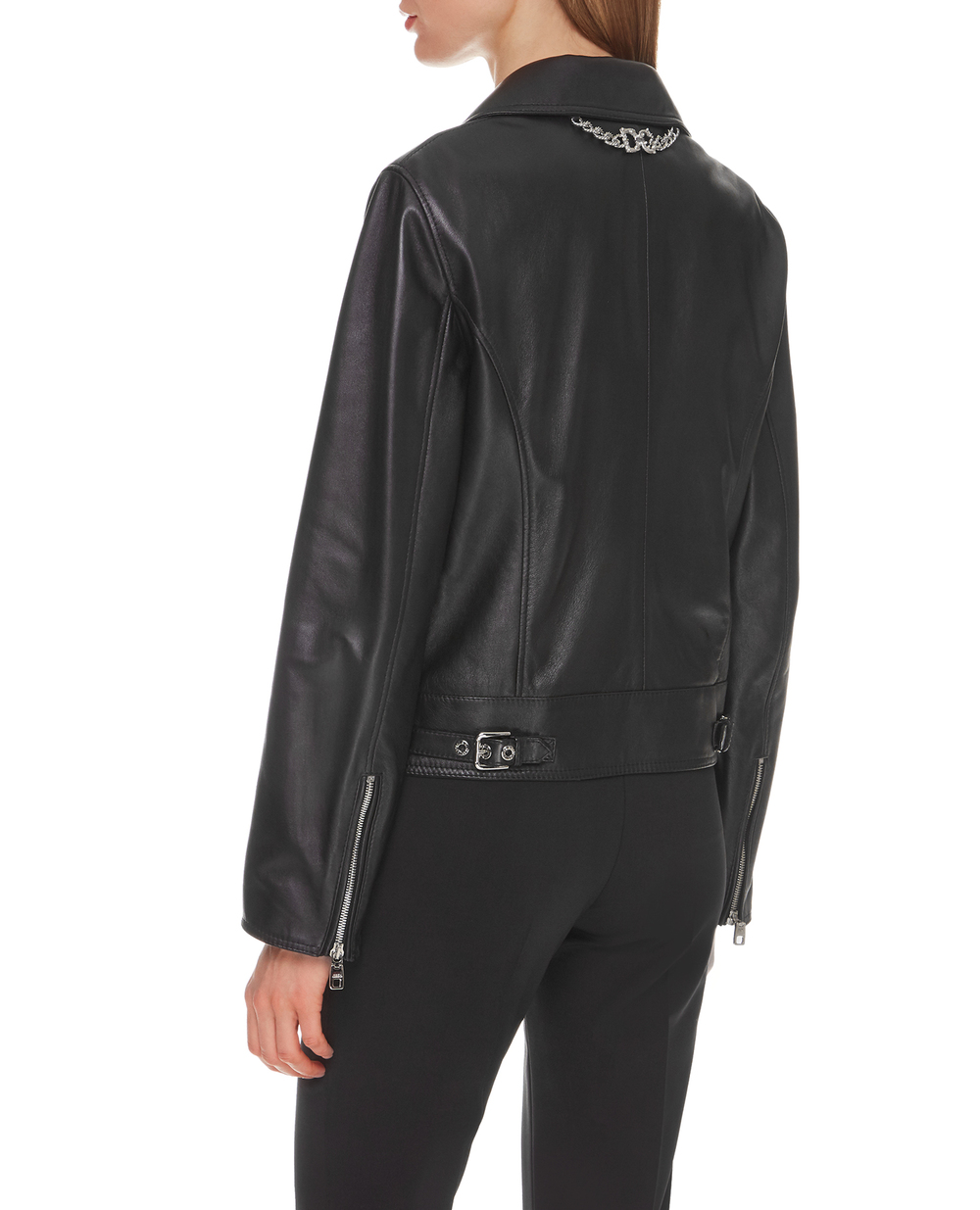 Шкіряна куртка Dolce&Gabbana F9I25L-HULFY, чорний колір • Купити в інтернет-магазині Kameron