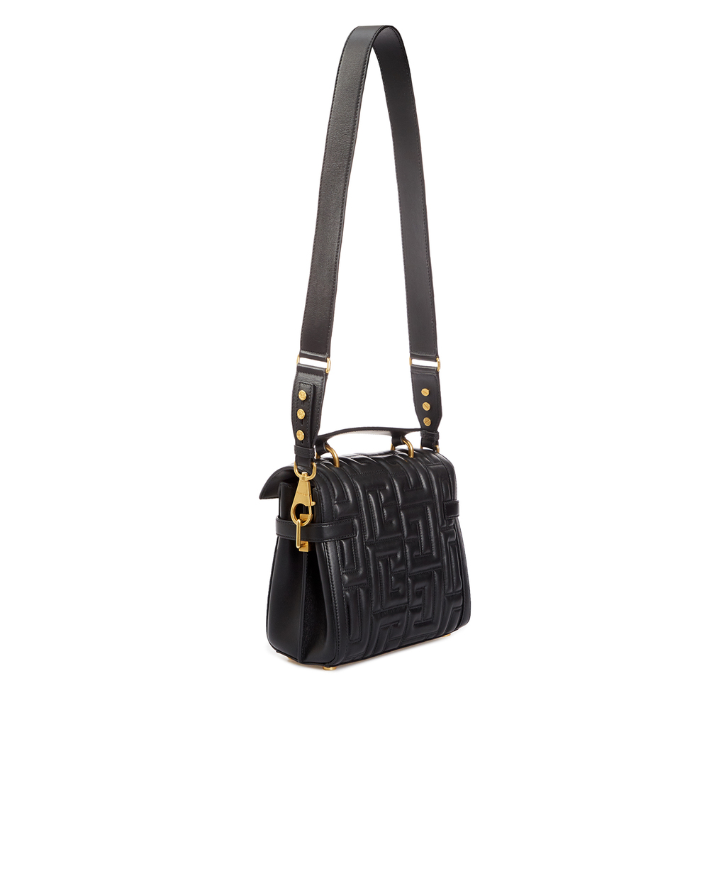 Кожаная сумка Balmain YN1DB530LNDV, черный цвет • Купить в интернет-магазине Kameron