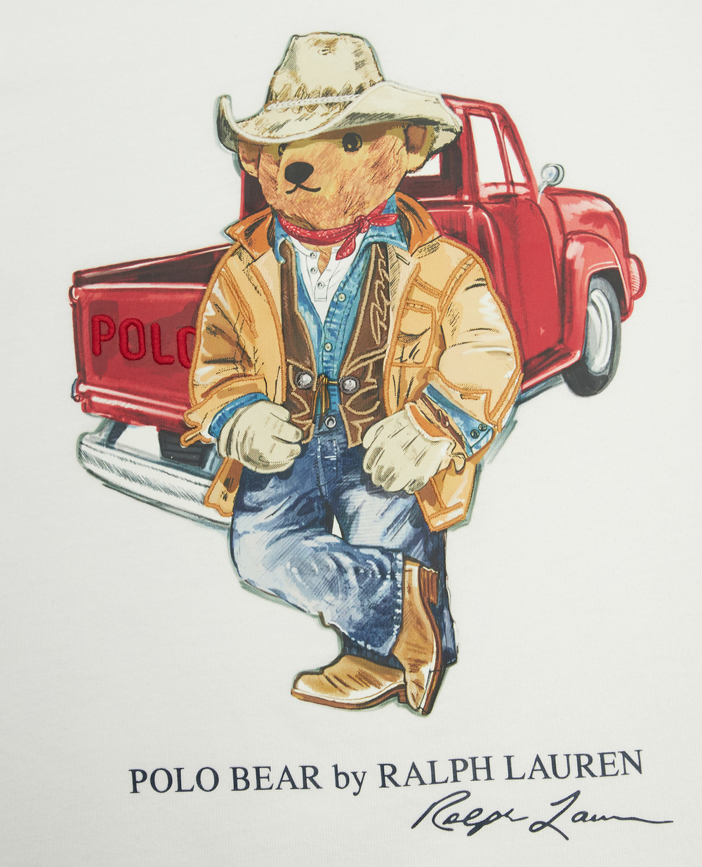 Детская футболка Polo Bear Polo Ralph Lauren Kids 323902444001, белый цвет • Купить в интернет-магазине Kameron