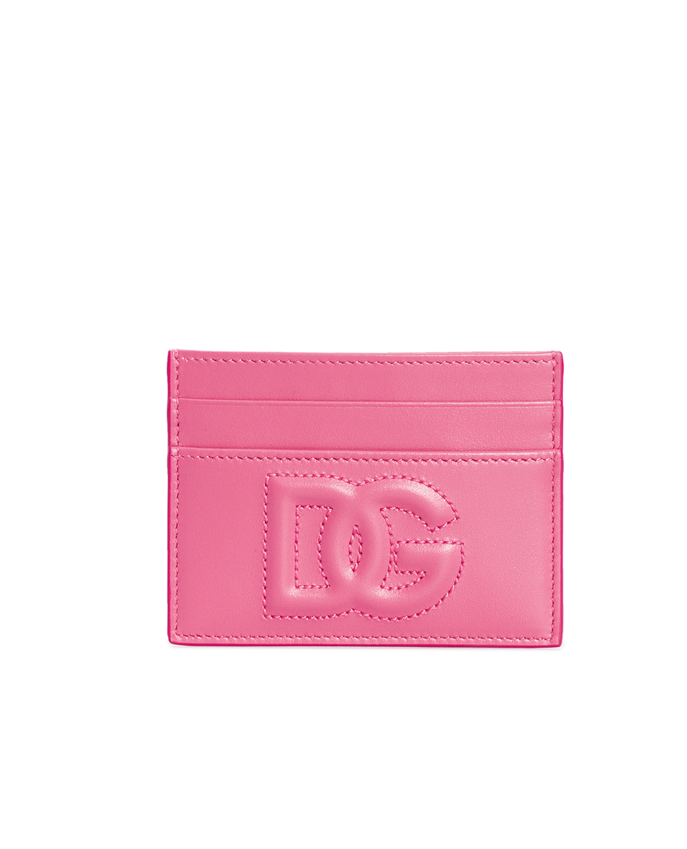 Кожаная визитница Dolce&Gabbana BI0330-AG081, розовый цвет • Купить в интернет-магазине Kameron