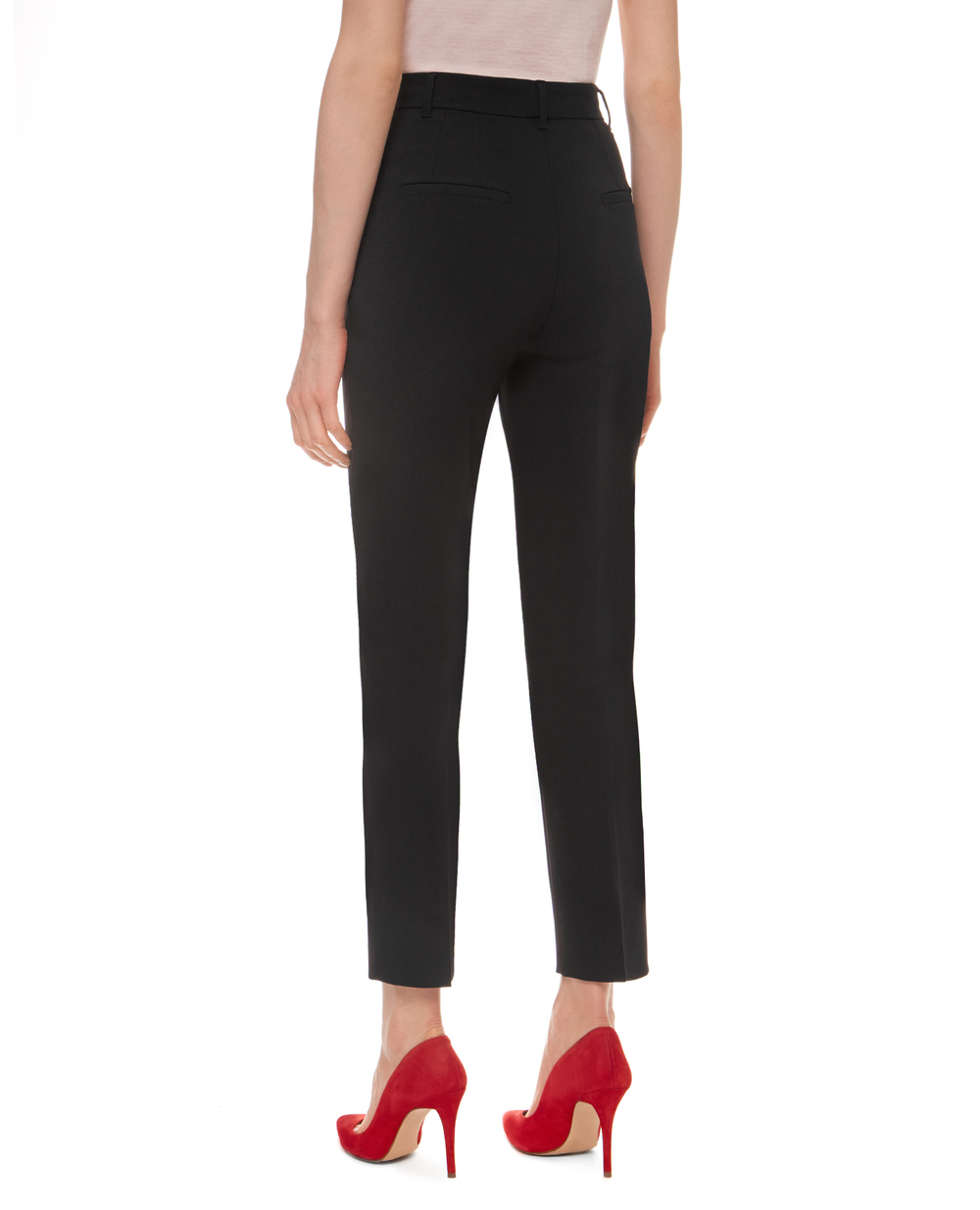 Шерстяные брюки Dolce&Gabbana FTAM2T-FUBAJ, черный цвет • Купить в интернет-магазине Kameron