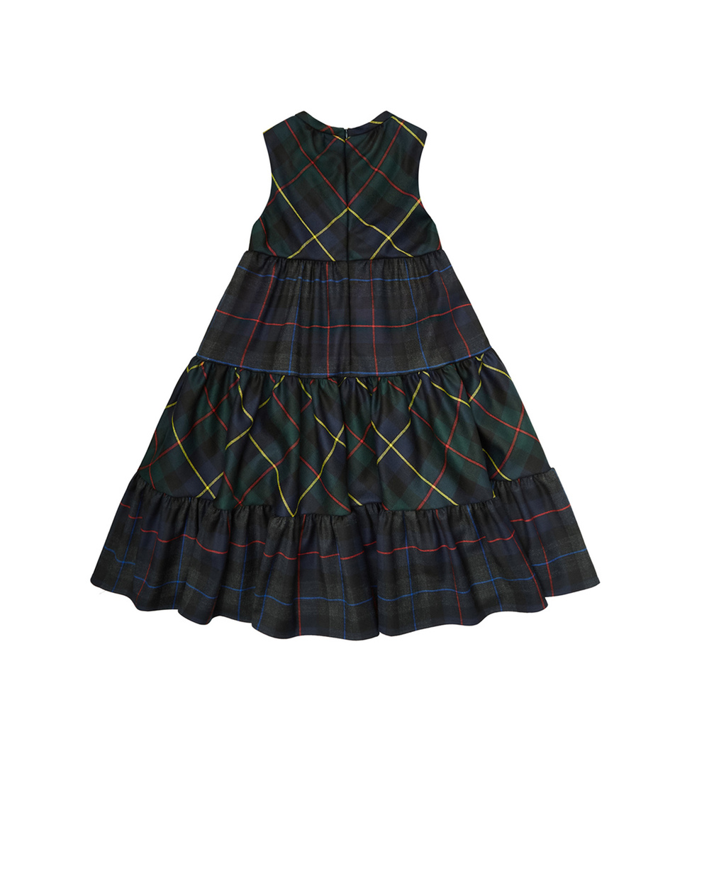 Вовняна сукня Dolce&Gabbana Kids L52DU6-G7ATY-B, різнокольоровий колір • Купити в інтернет-магазині Kameron
