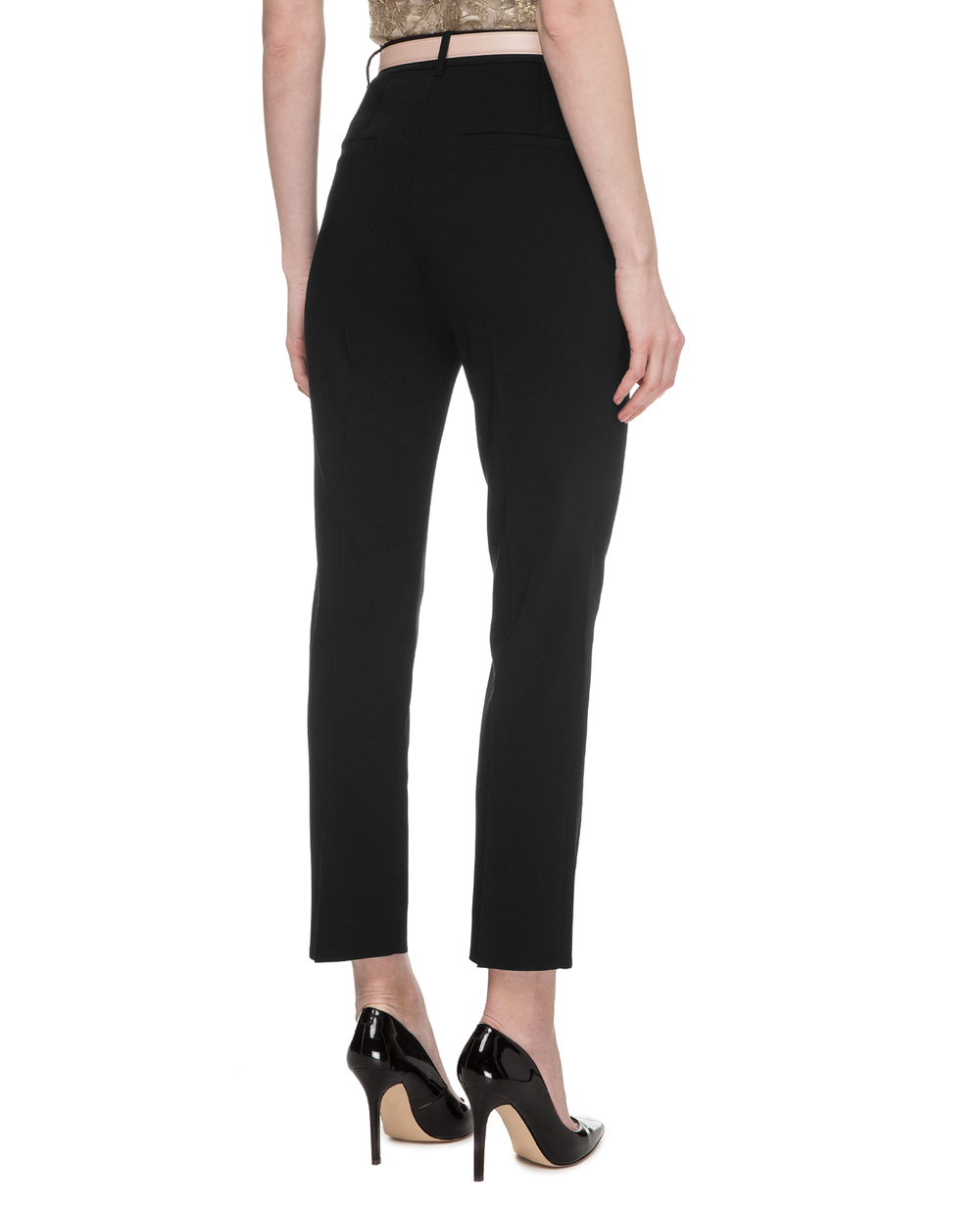 Вовняні штани Dolce&Gabbana FTAM2T-FUCC6, чорний колір • Купити в інтернет-магазині Kameron