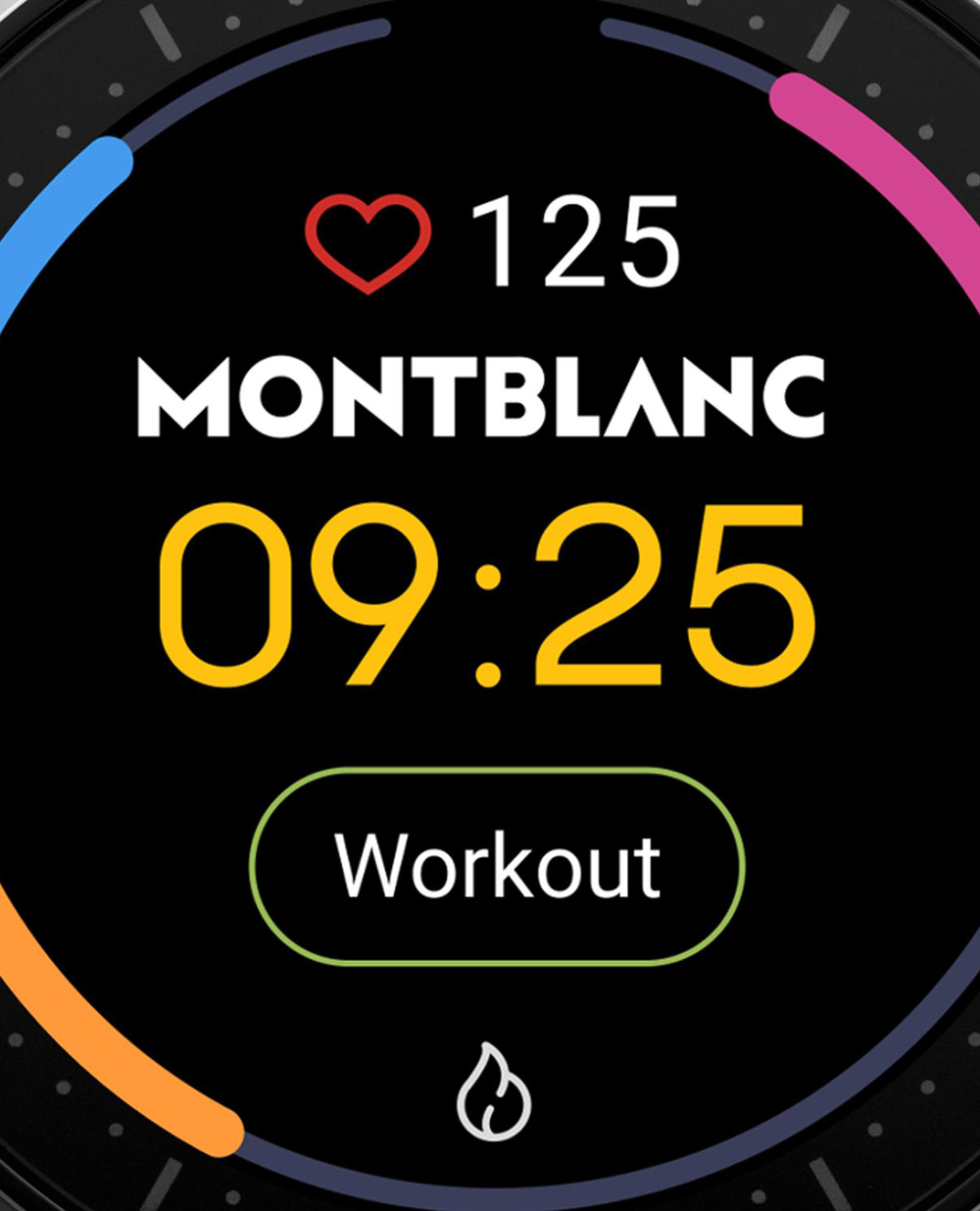 Смарт-годинник Montblanc Summit Lite Montblanc 128409, чорний колір • Купити в інтернет-магазині Kameron