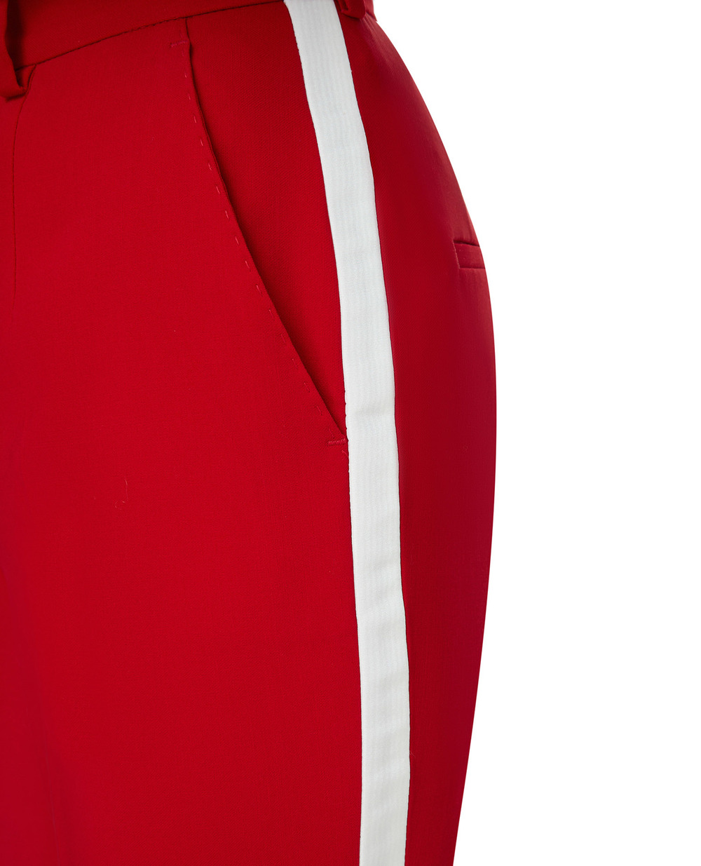 Шерстяные брюки Dolce&Gabbana FTAM0T-FUCC6, красный цвет • Купить в интернет-магазине Kameron